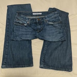 2/$15 Joe' Jeans Socialite bootcut jeans - 26 x 33